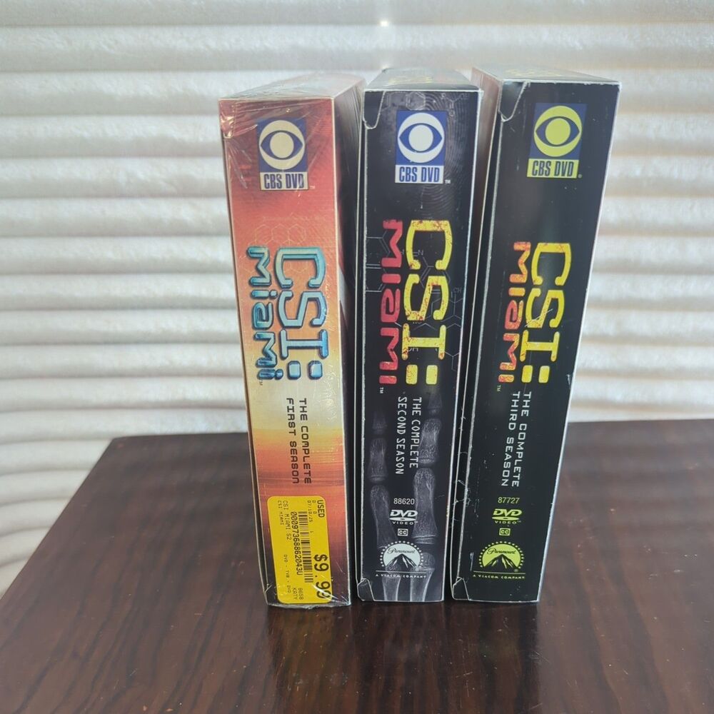 CSI: Miami Complete Seasons 1,2,3, Used